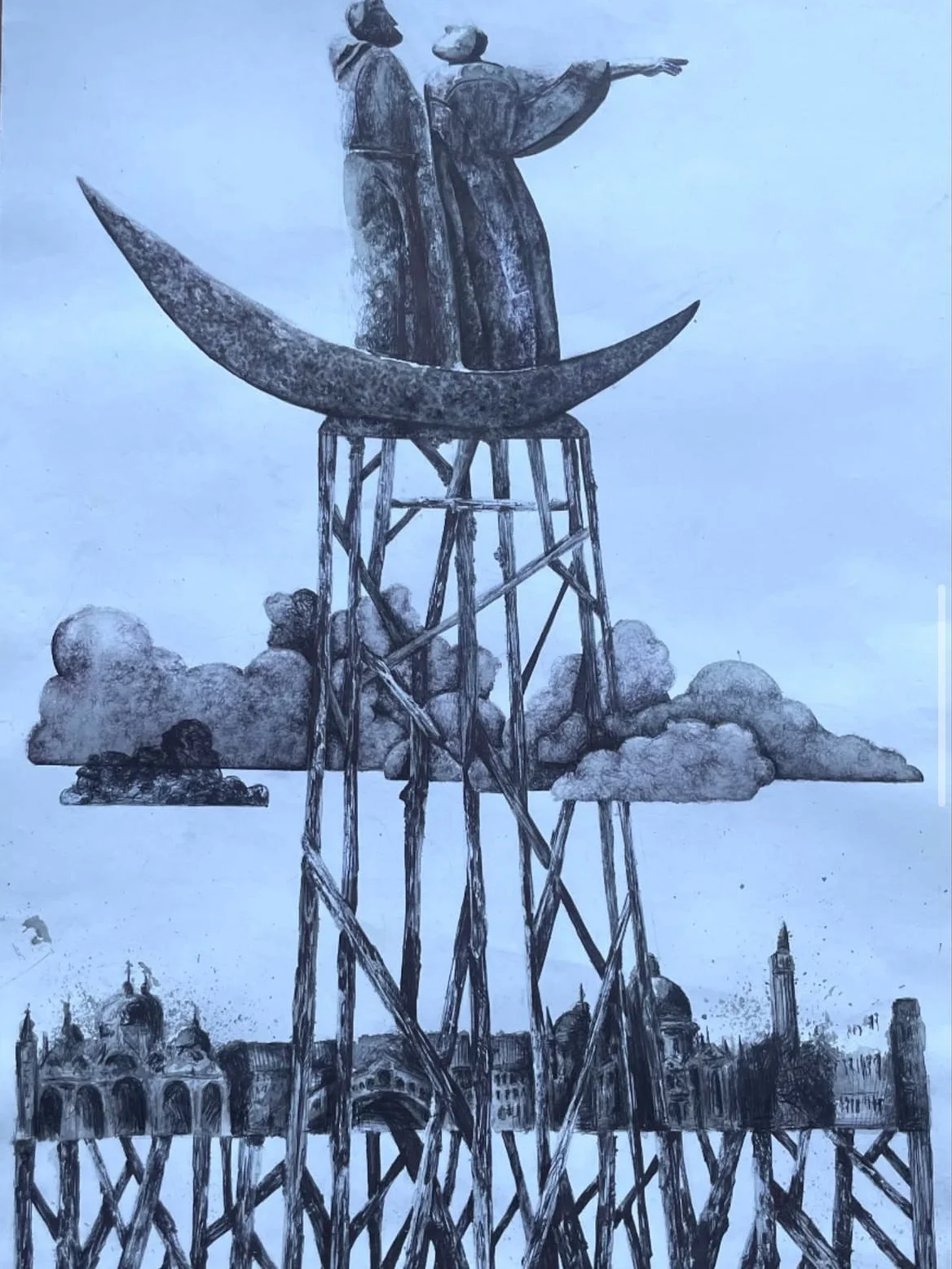 Облачный день в Венеции